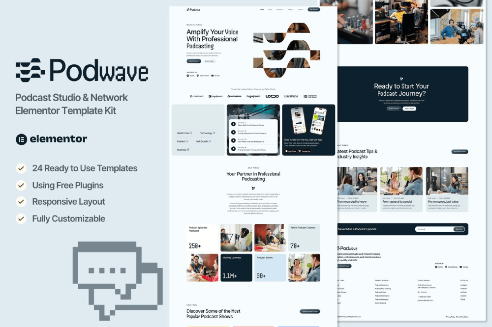 Podwave Podcast Studio Network