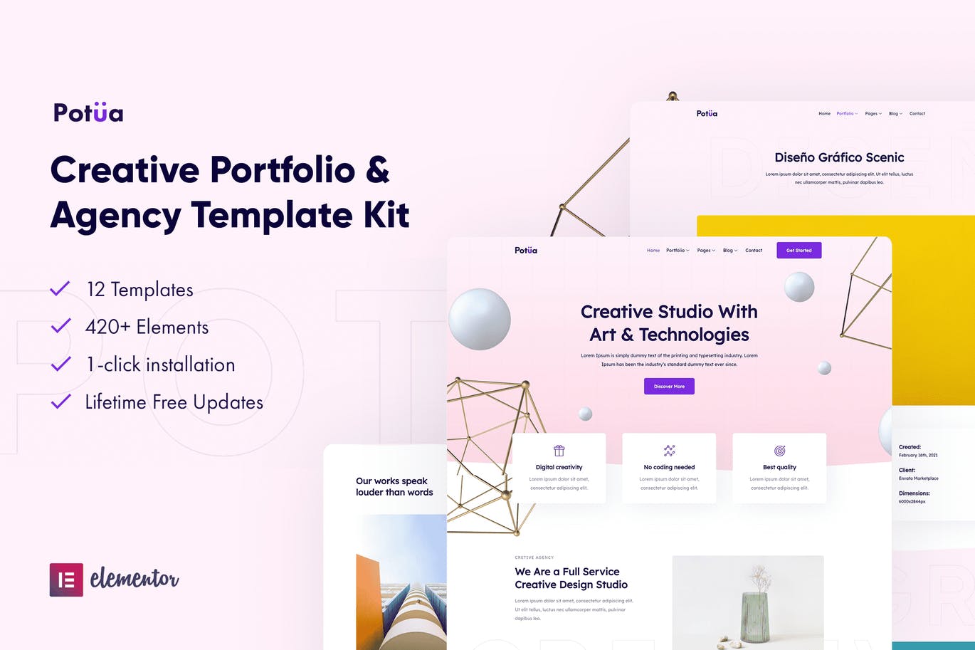 Potua Creative Portfolio Agency