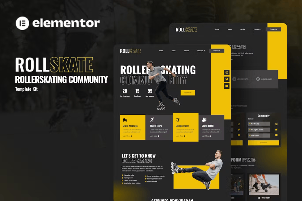 Rollskate Rollerskating Community