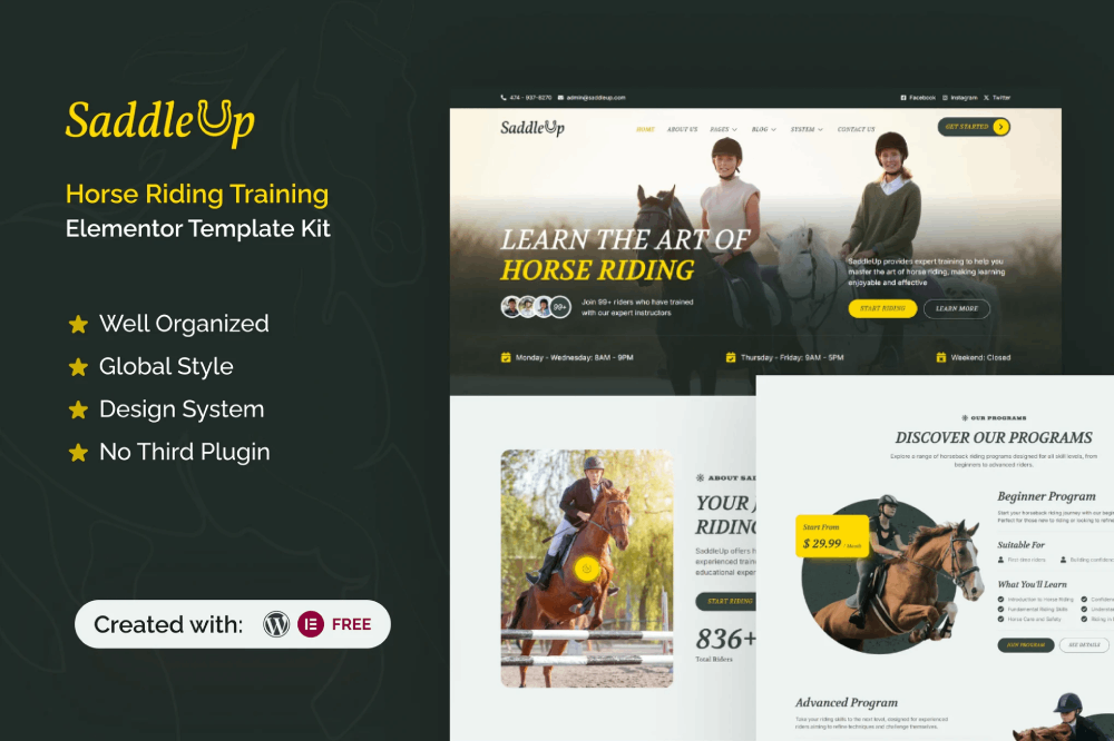 Saddleup Horse Riding Training