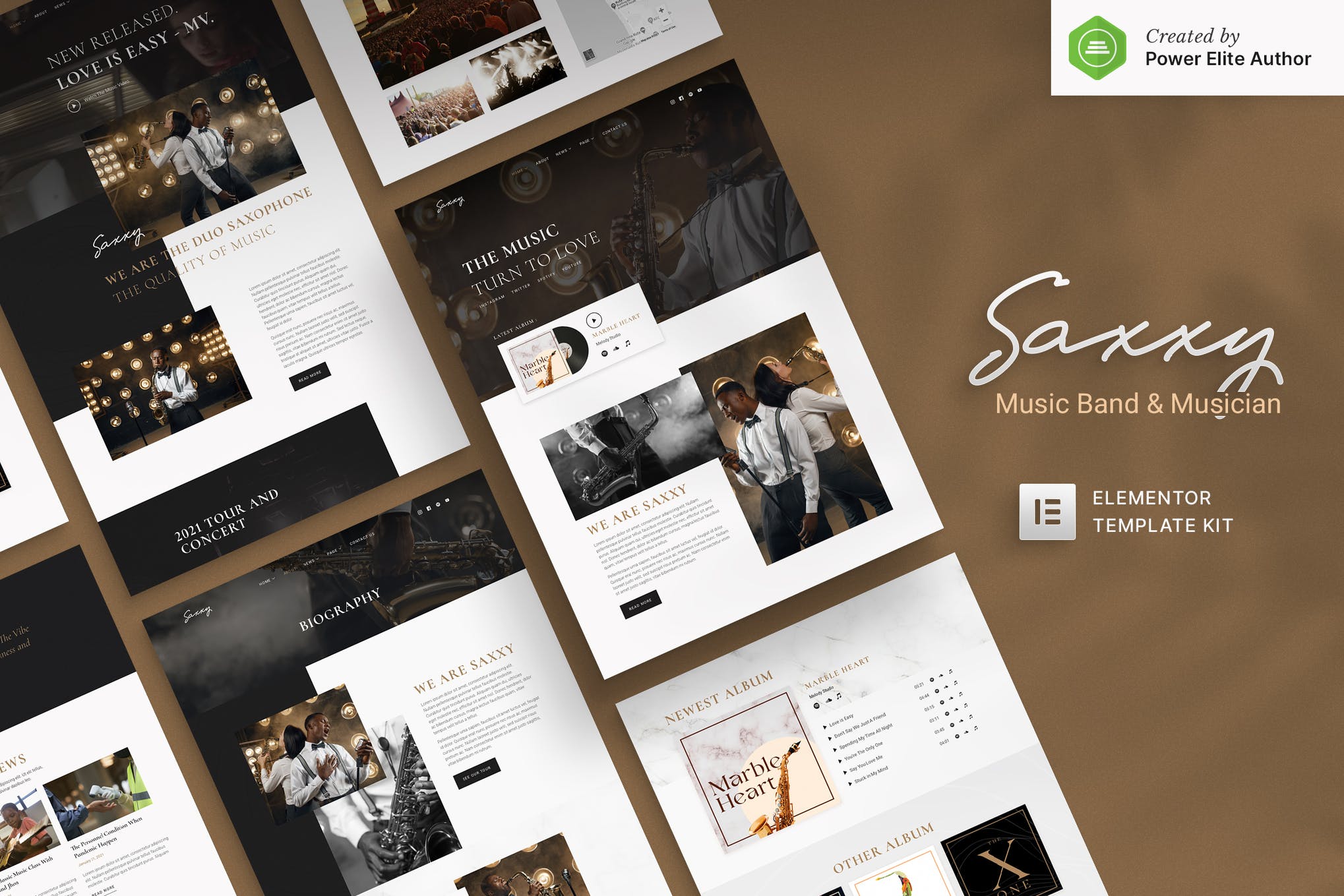 Saxxy Music Band Musician