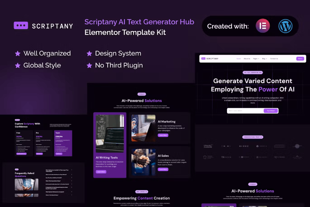 Scriptany Ai Text Generator Hub