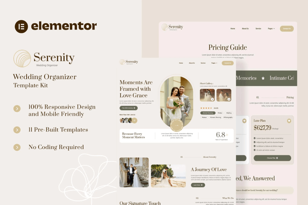 Serenity Wedding Organizer