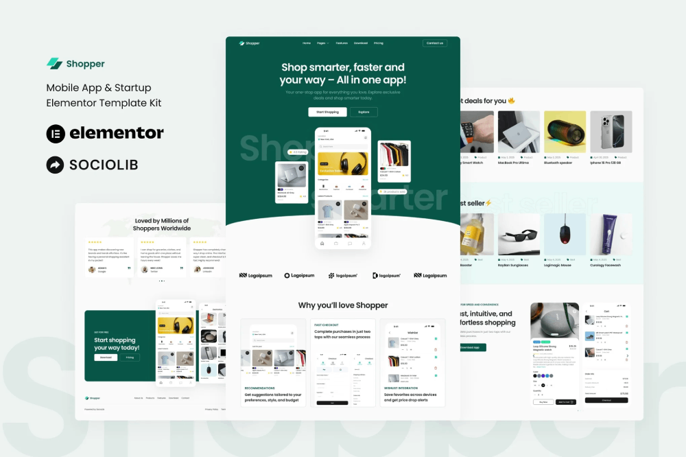 Shopper Mobile App Startup Showcase