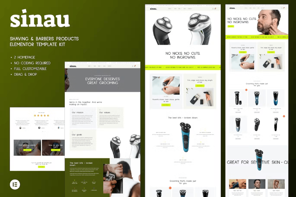 Sinau Shaving Barbers Products