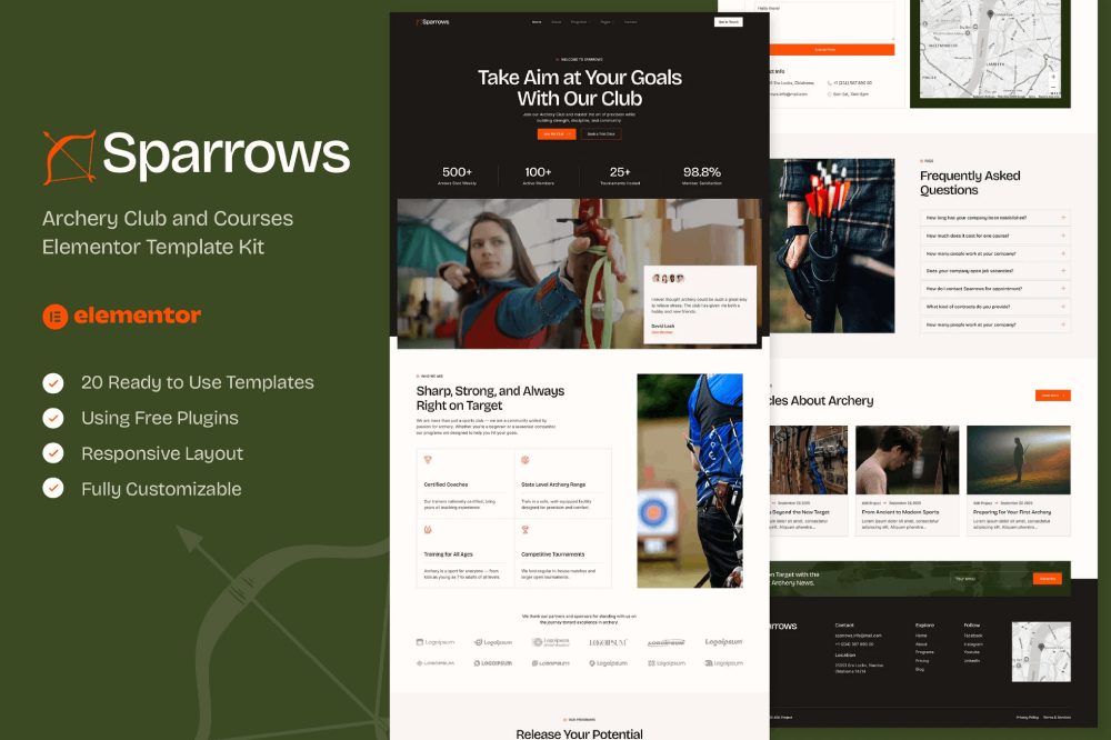 Sparrows Archery Club Courses