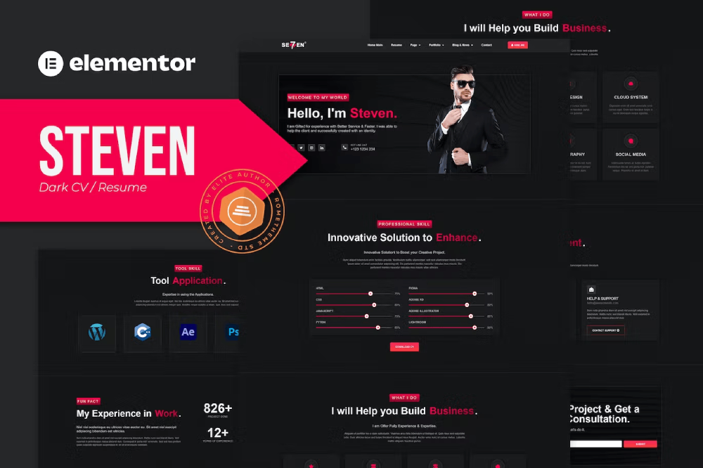 Steven Dark Cv Portfolio Resume