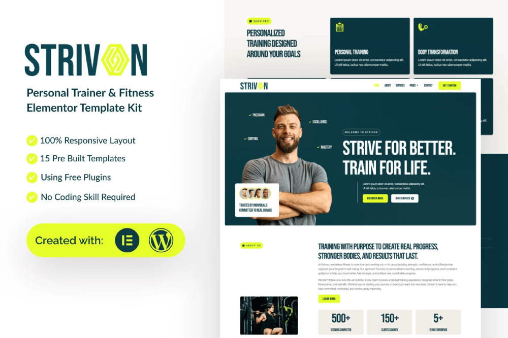 Strivon Personal Trainer Fitness