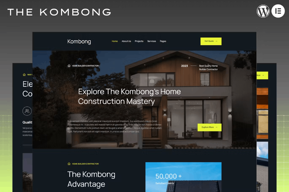 The Kombong Modern Real Estate Agent