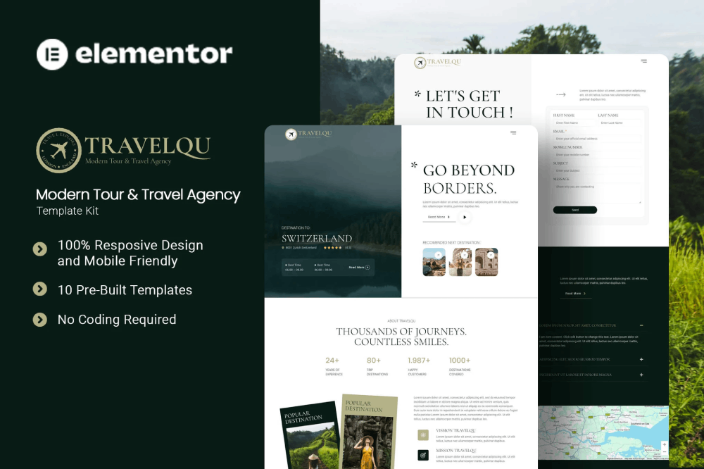 Travelqu Modern Tour Travel Agency