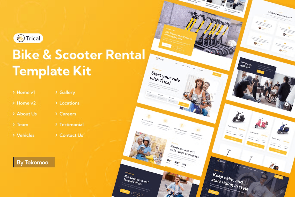 Trical Bike Scooter Rental