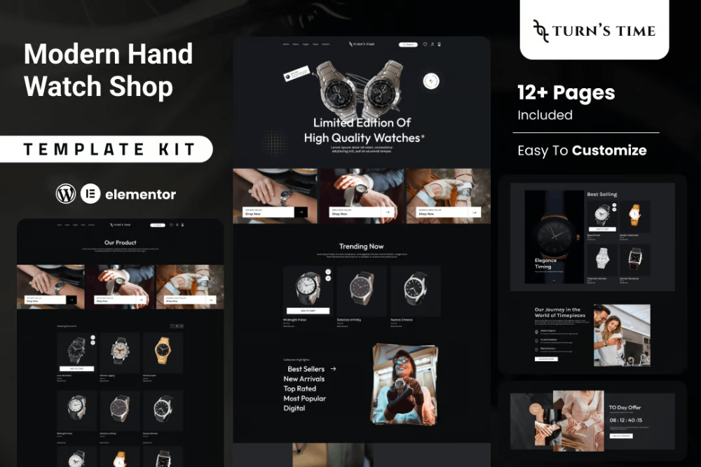 Turnstime Modern Hand Watch Shop