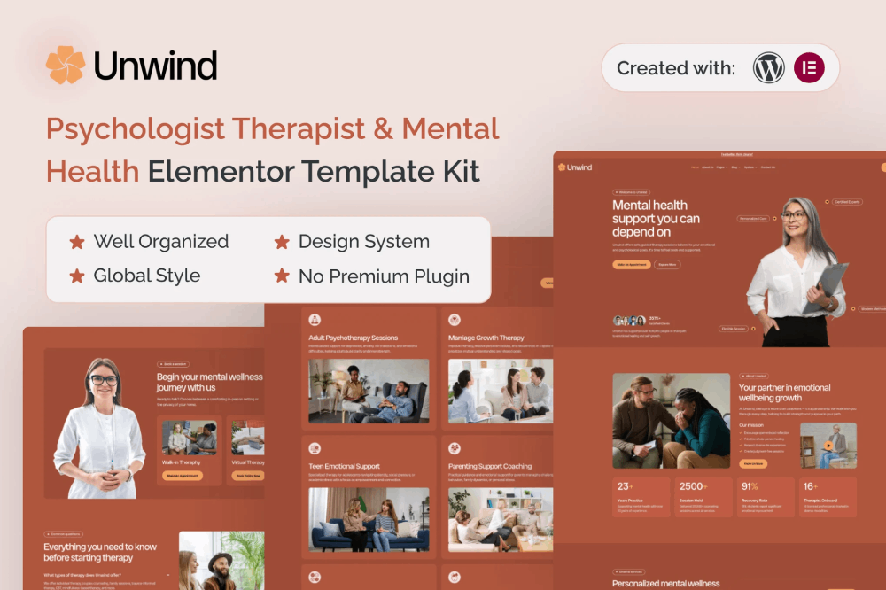Unwind Psychologist Therapist Mental Health