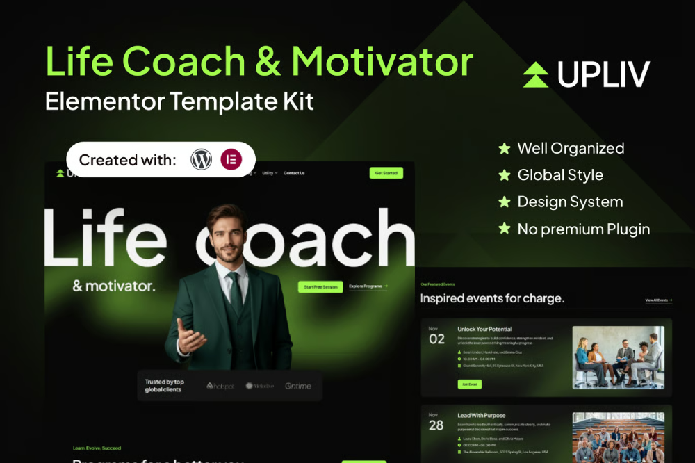 Upliv Life Coach Motivator