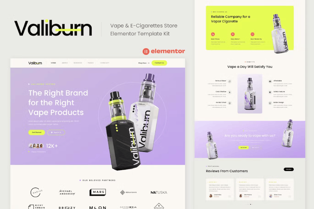 Valiburn Vape E Cigarettes Store