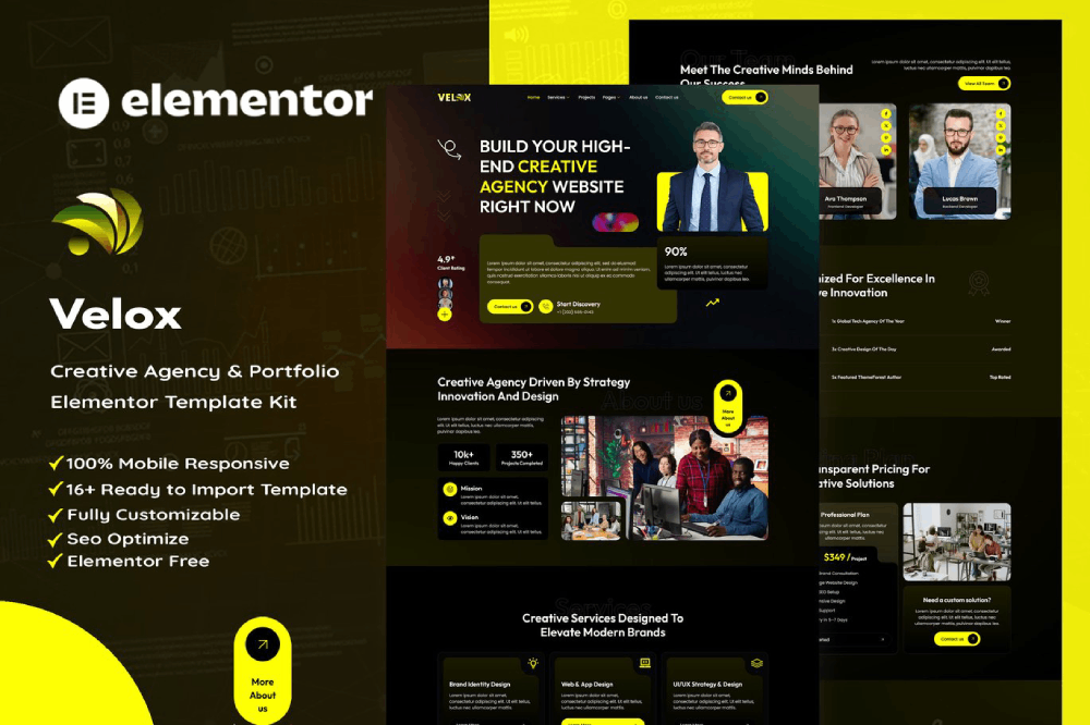 Velox Creative Agency Portfolio