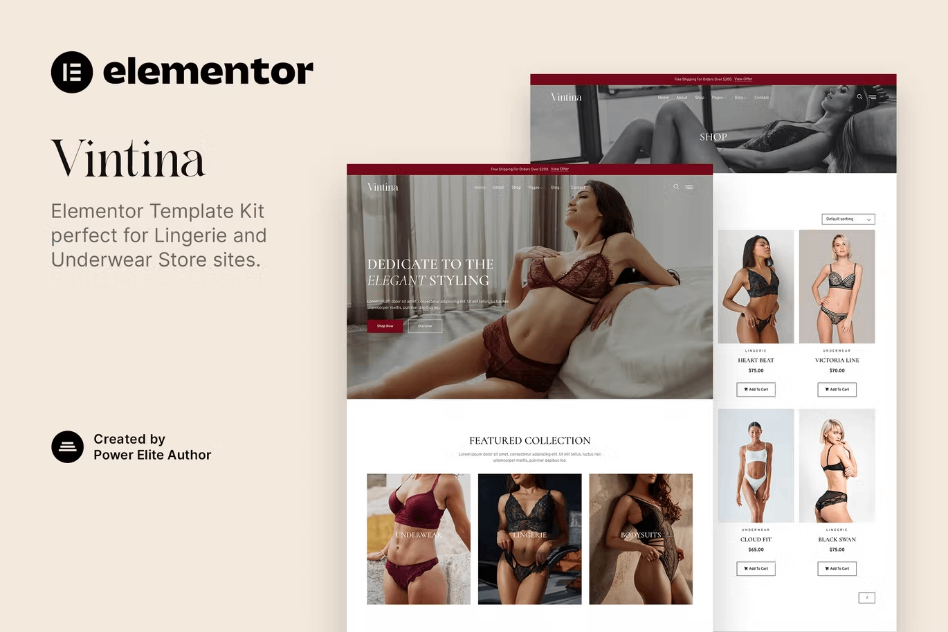 Vintina Lingerie Underwear Store