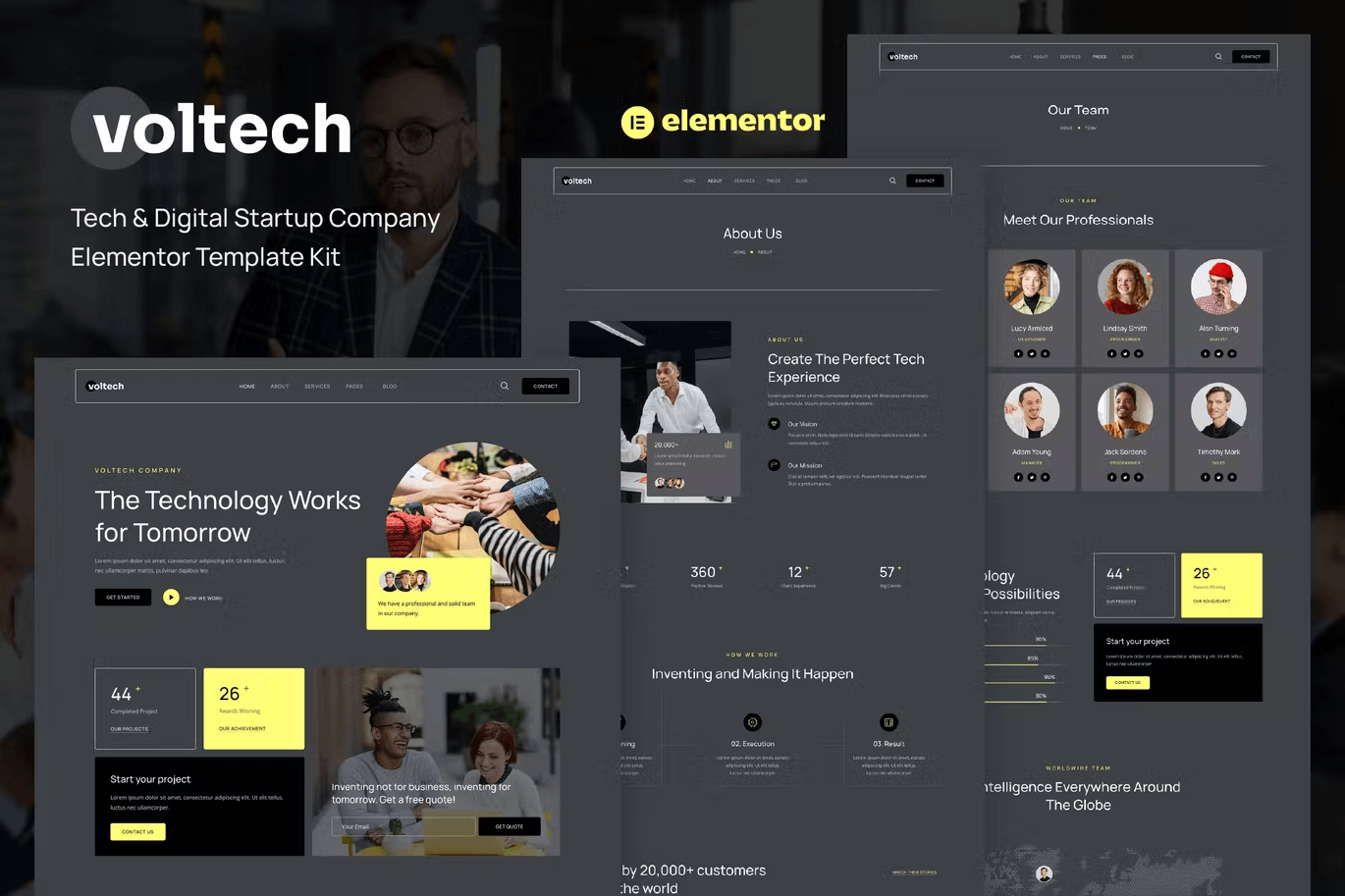 Voltech Tech Digital Startup Company
